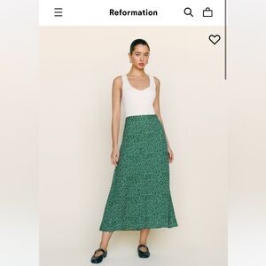 Reformation Bea Midi Skirt Size 2